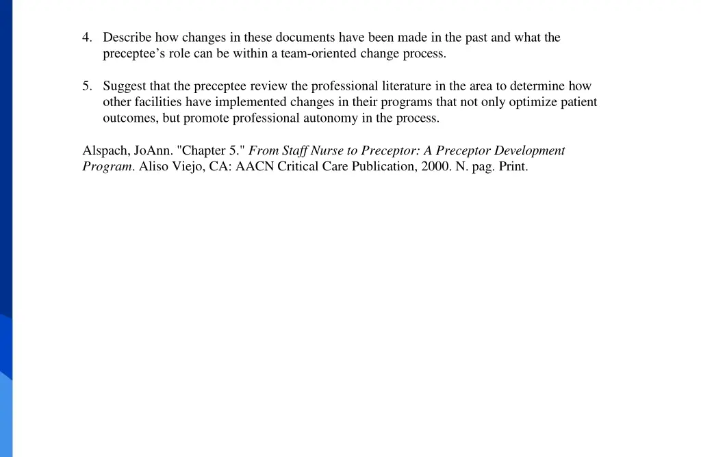 4 describe how changes in these documents have