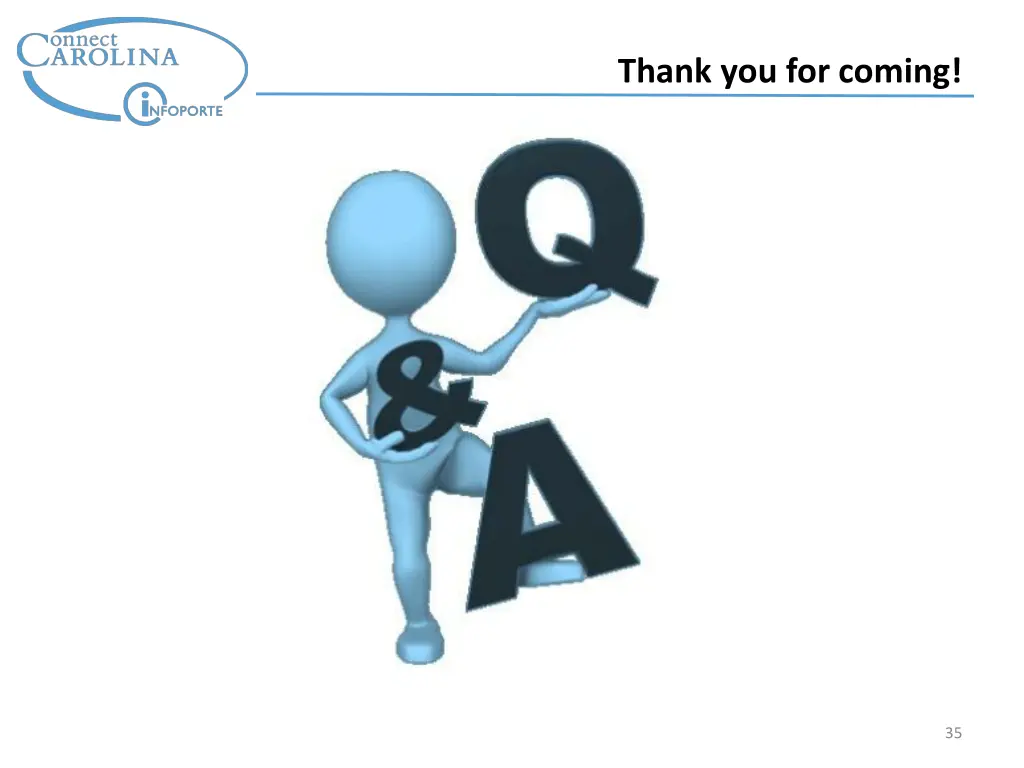 thank you for coming