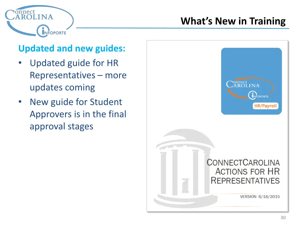 what s new in training 5
