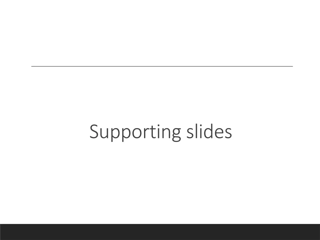 supporting slides
