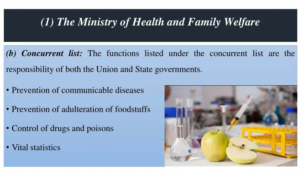 1 the ministry of health and family welfare 4