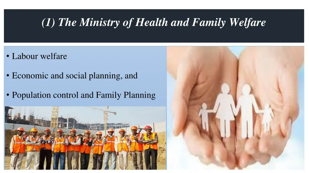 1 the ministry of health and family welfare 5