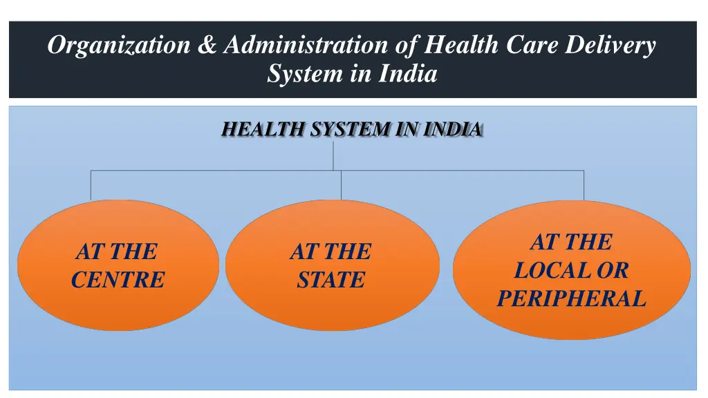 organization administration of health care 2