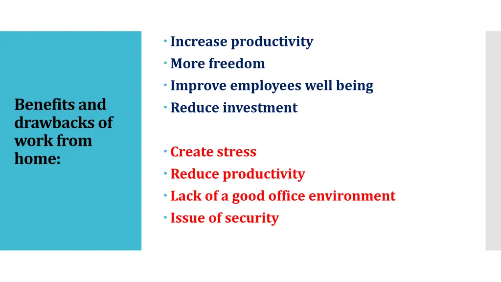 increase productivity more freedom improve
