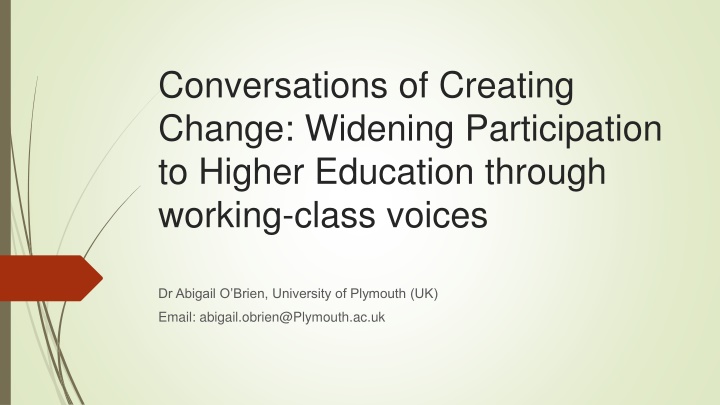 conversations of creating change widening