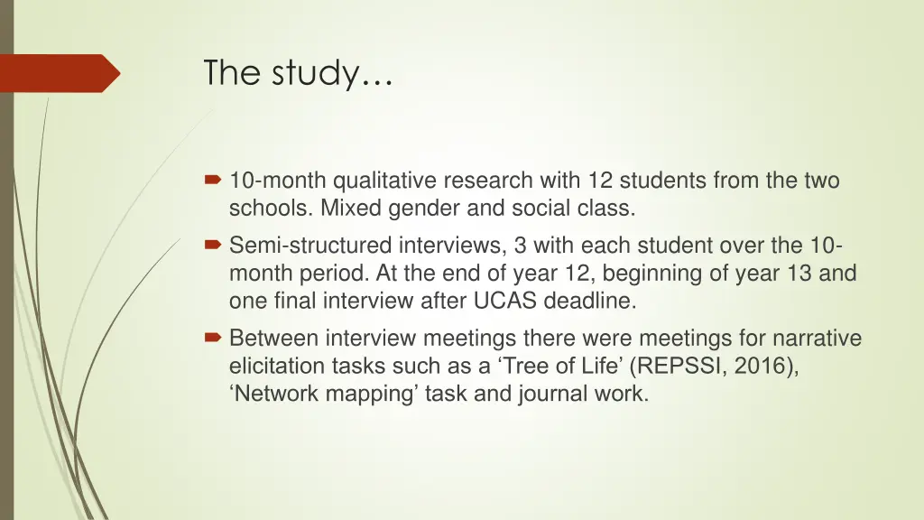 the study