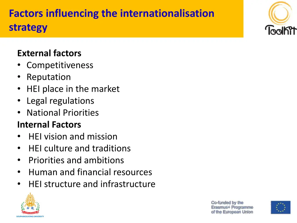 factors influencing the internationalisation