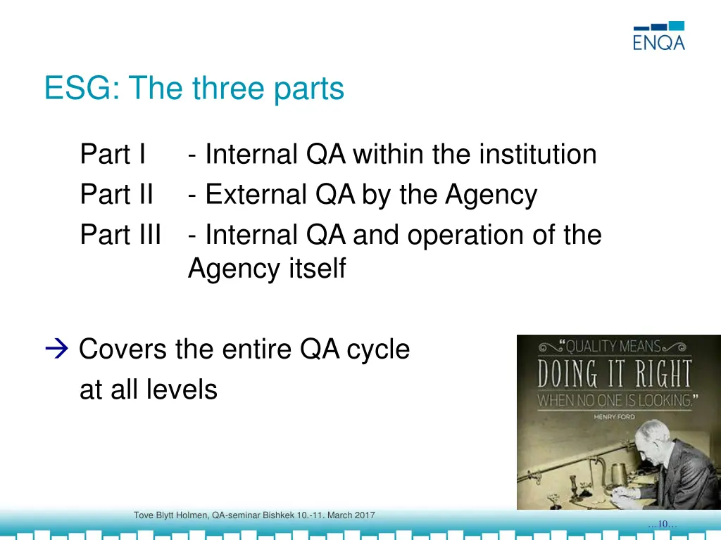 esg the three parts