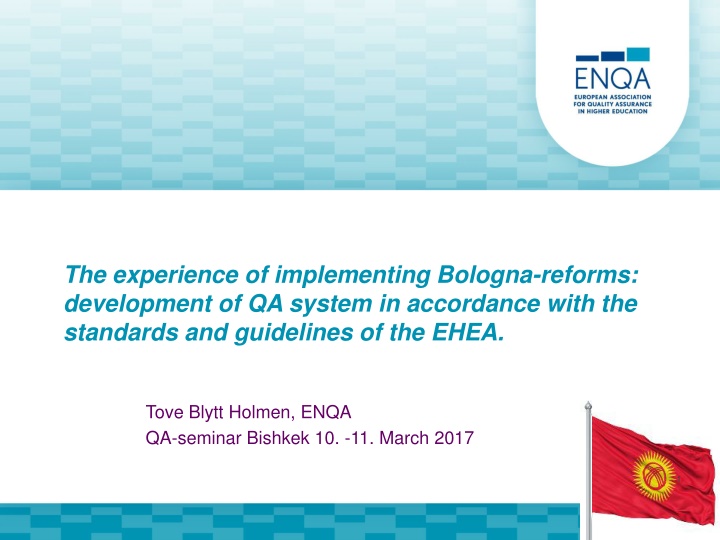 the experience of implementing bologna reforms