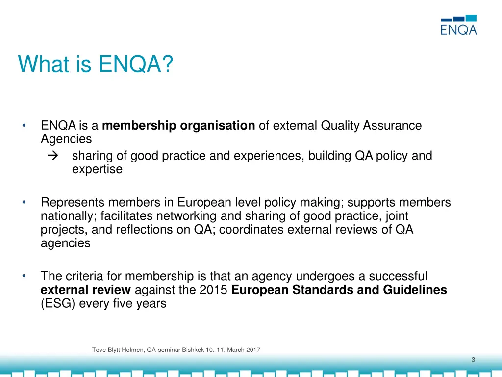 what is enqa