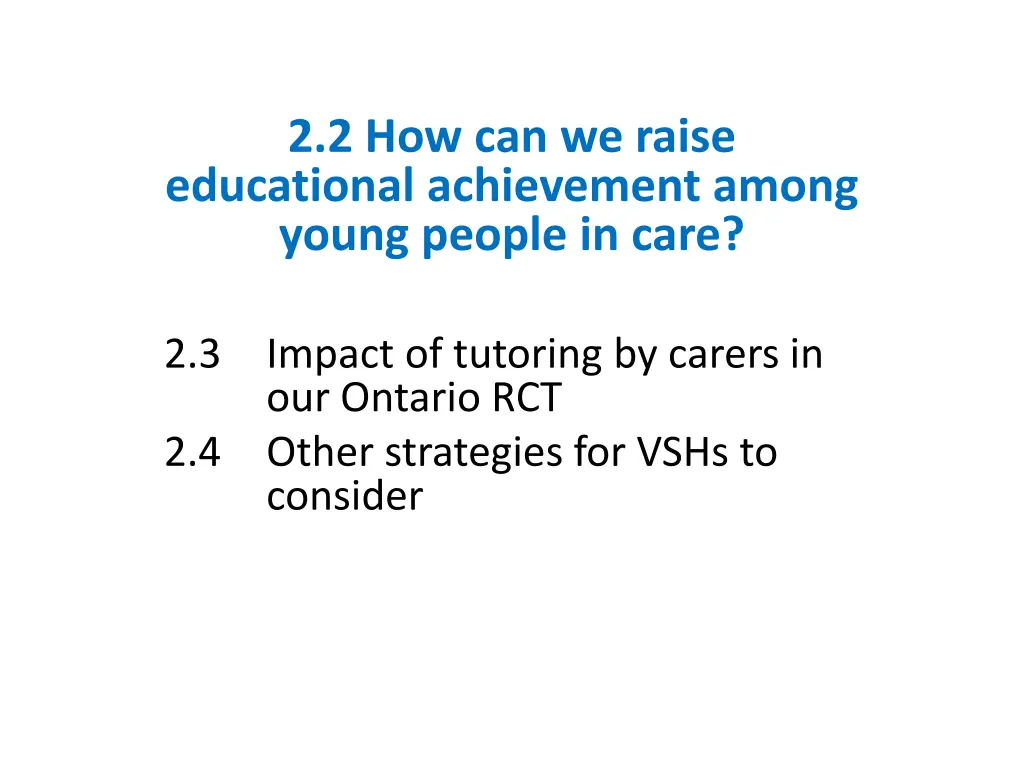 2 2 how can we raise educational achievement