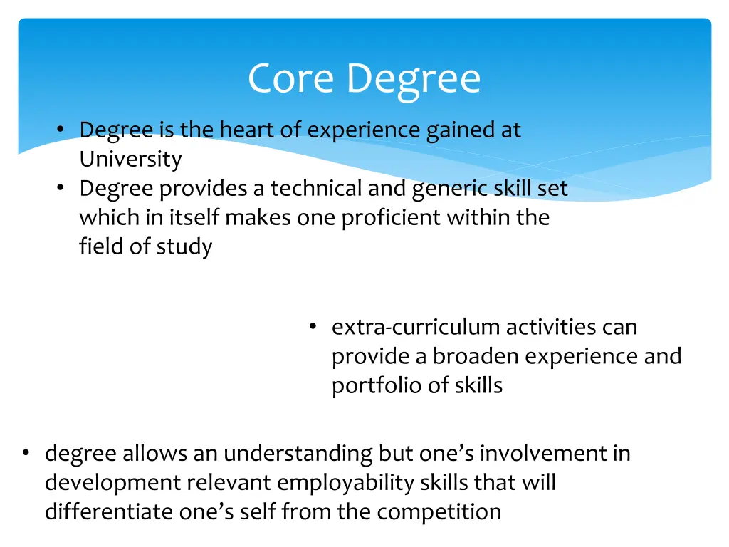 core degree