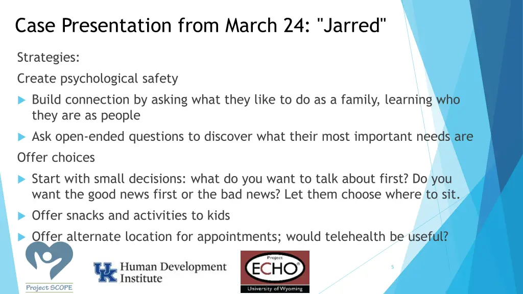 case presentation from march 24 jarred