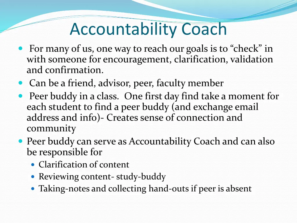 accountability coach for many