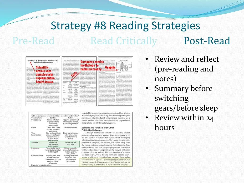 strategy 8 reading strategies pre read read 2