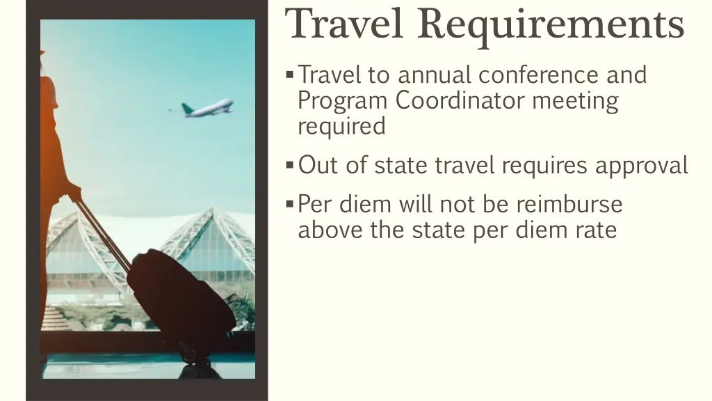 travel requirements
