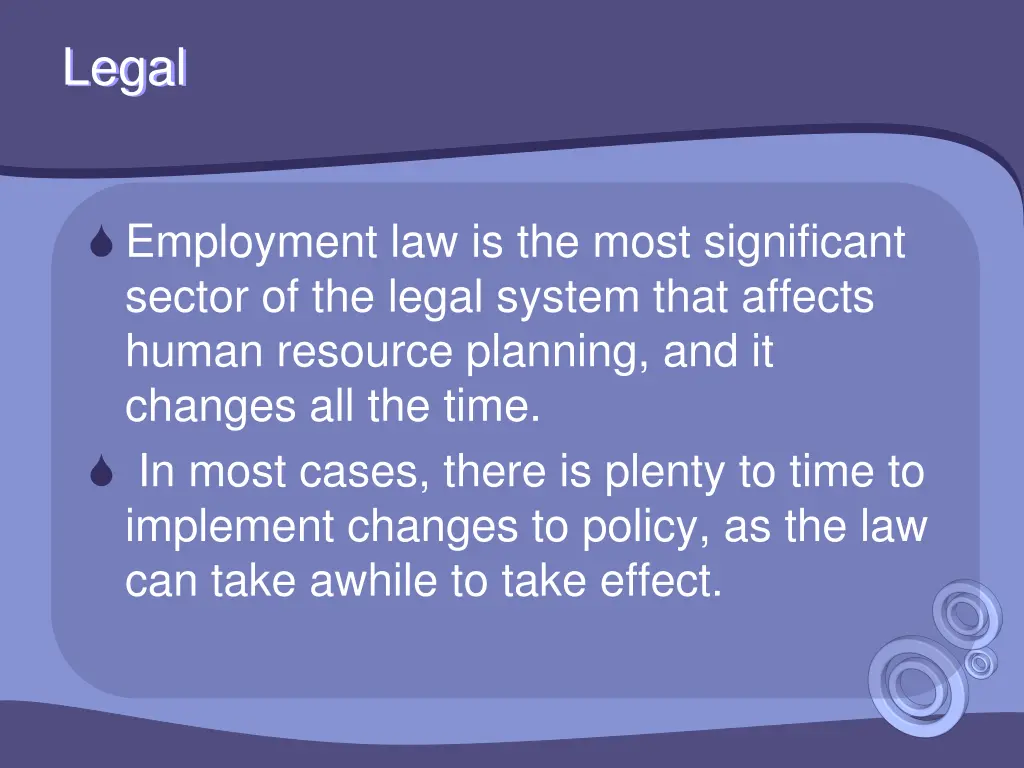 legal