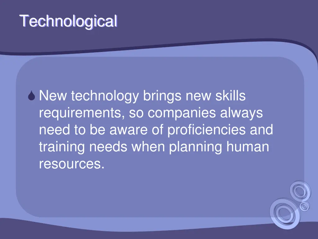 technological