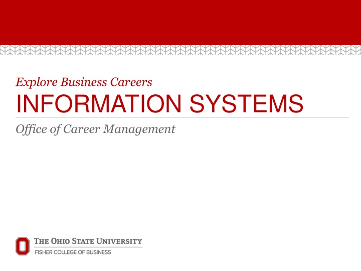 explore business careers information systems