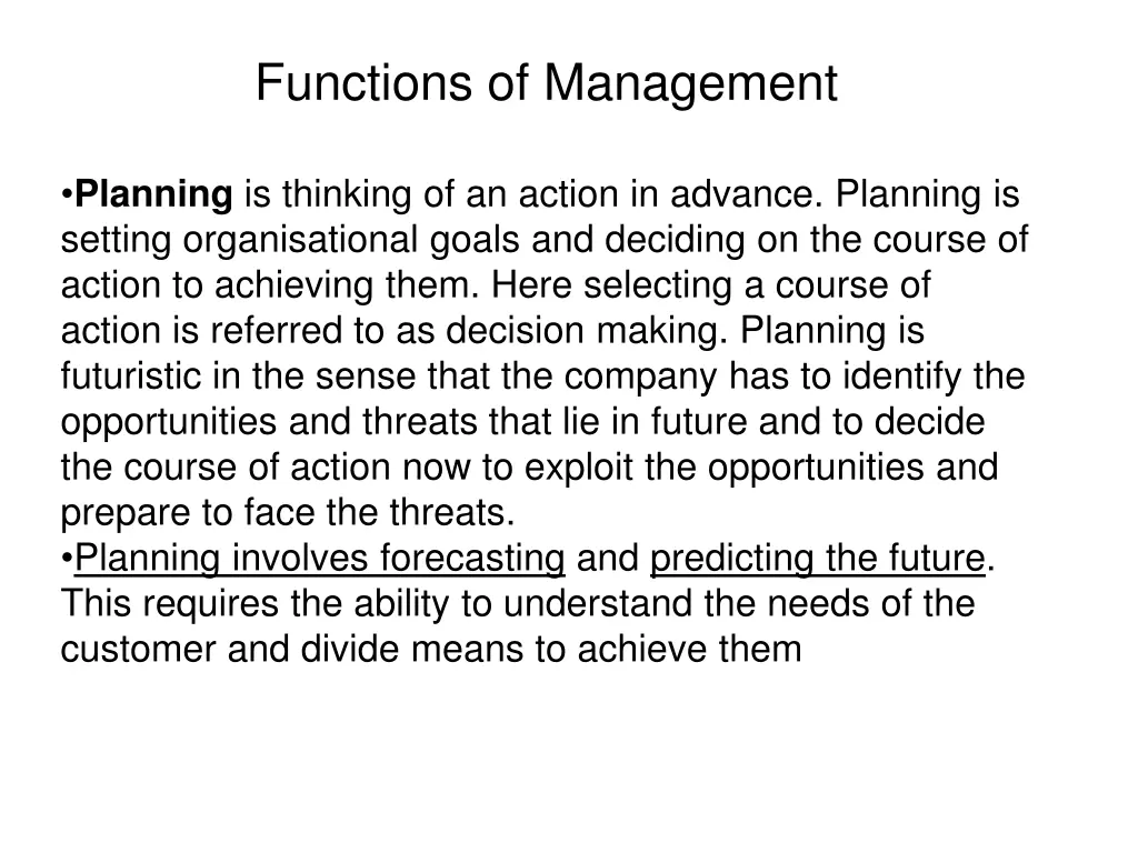 functions of management 1