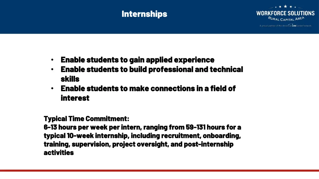 internships