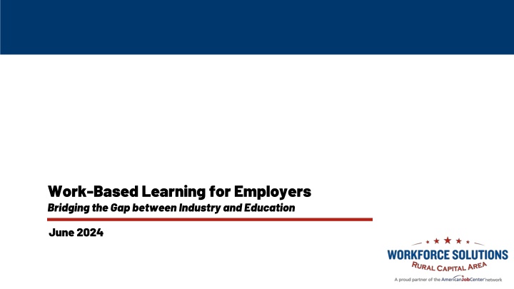 work based learning for employers bridging