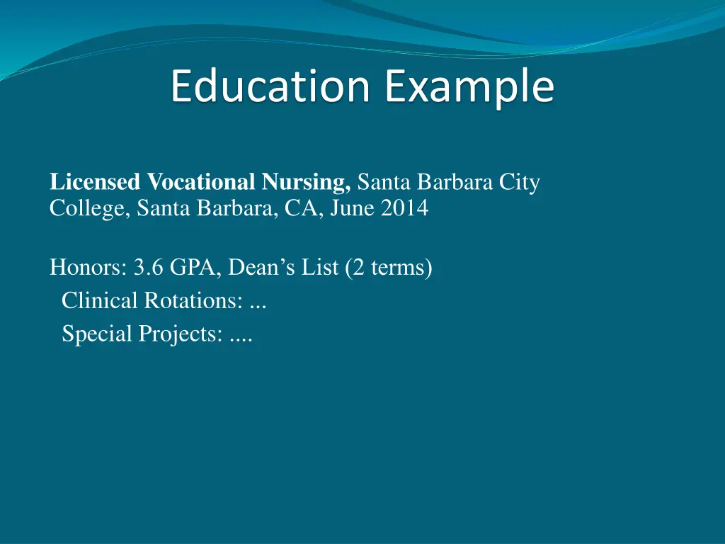 education example