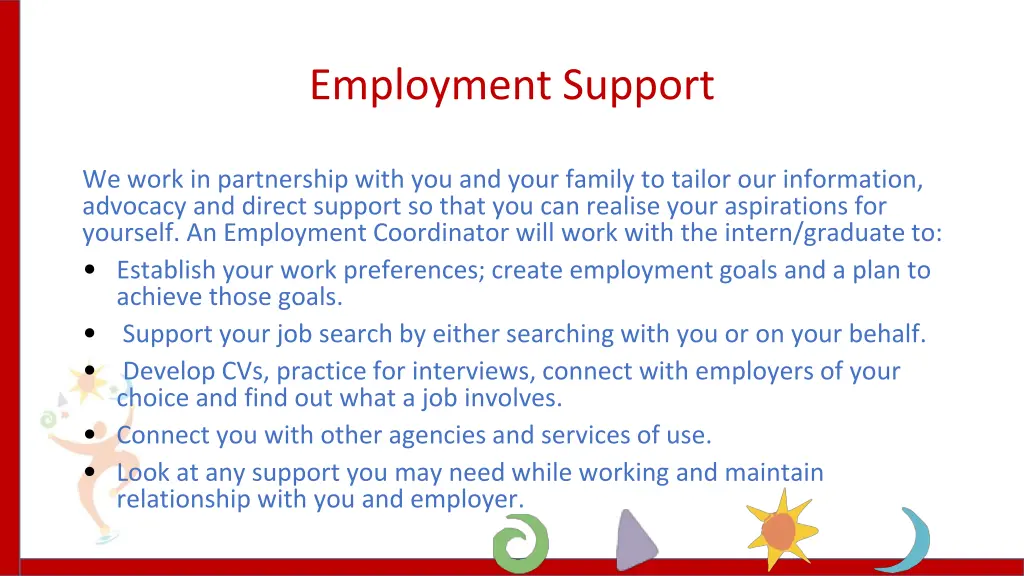 employment support