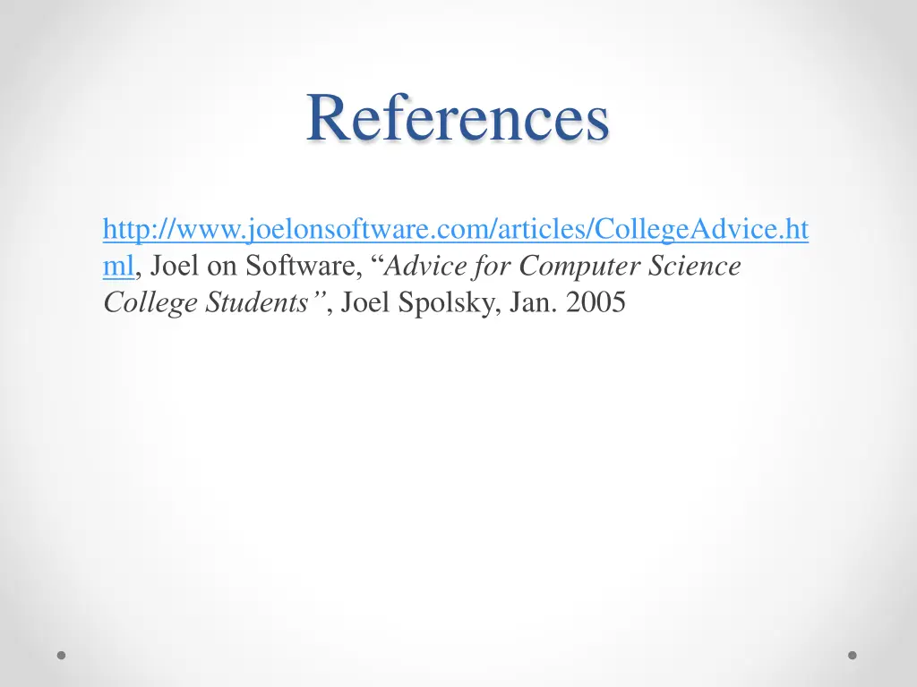 references