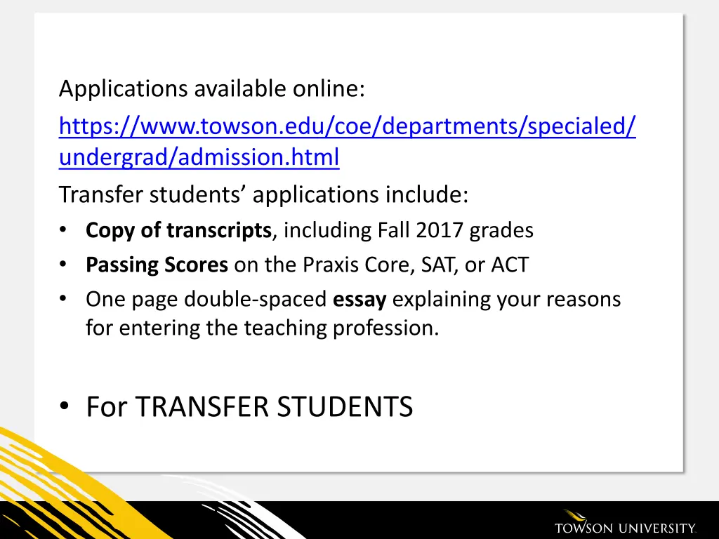 applications available online https www towson