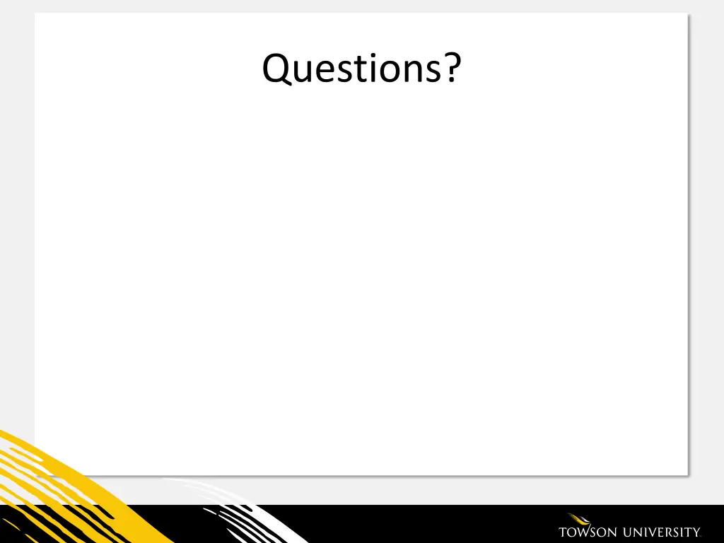questions