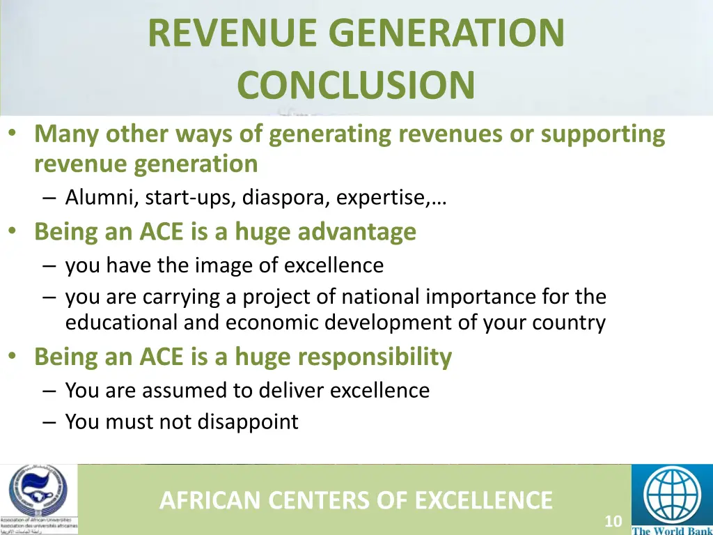 revenue generation conclusion many other ways