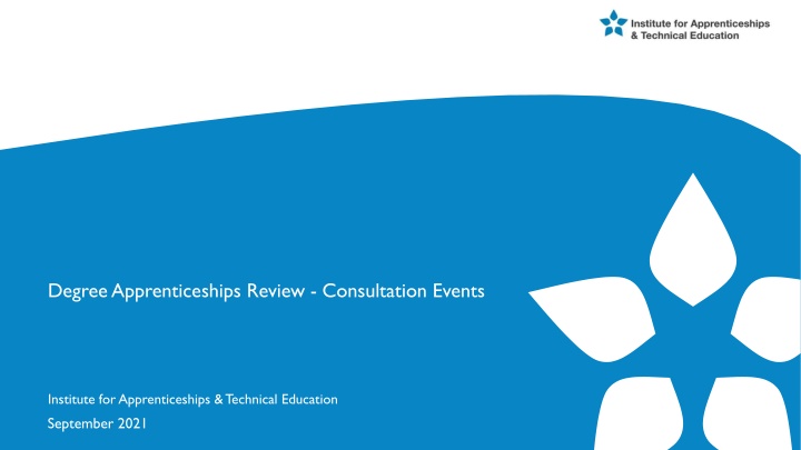 degree apprenticeships review consultation events