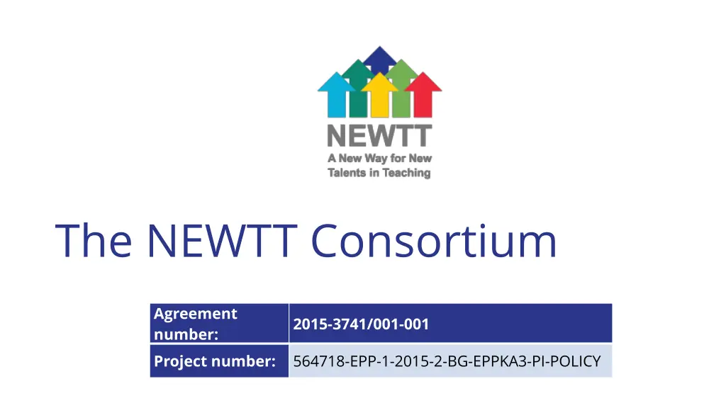 the newtt consortium launched january 25 2016