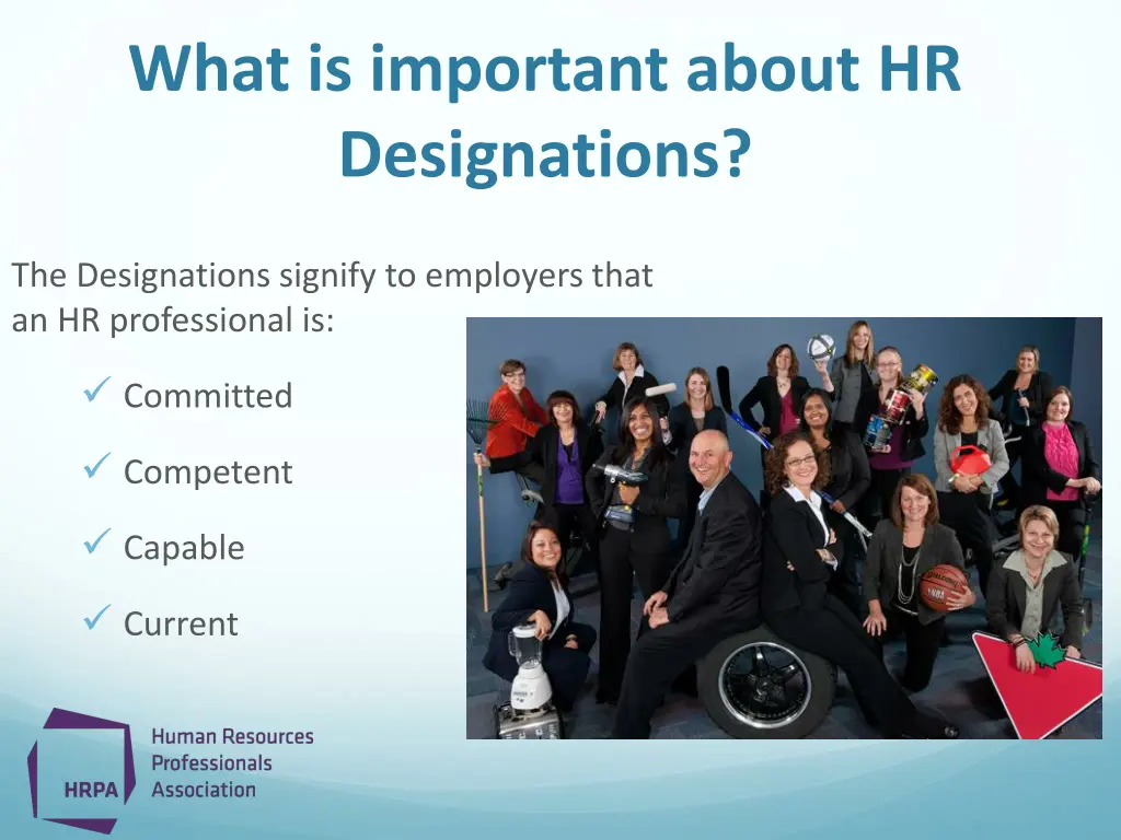 what is important about hr designations