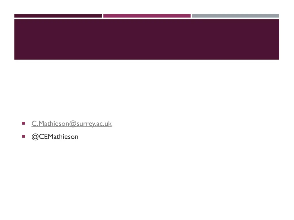 c mathieson@surrey ac uk