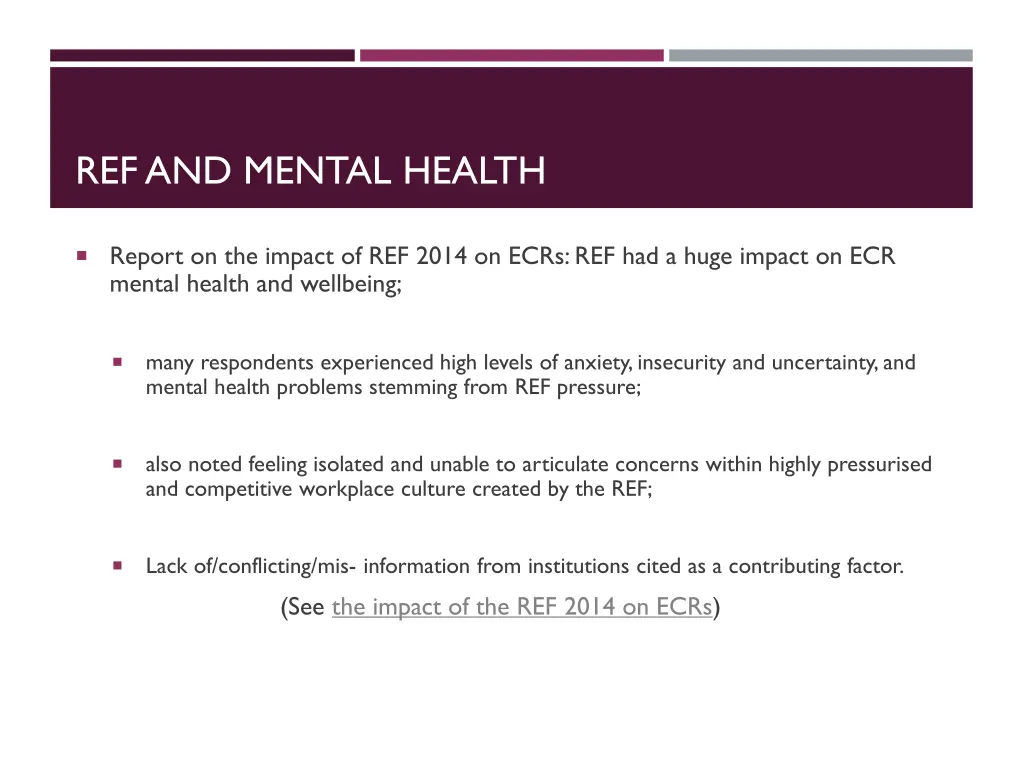 ref and mental health