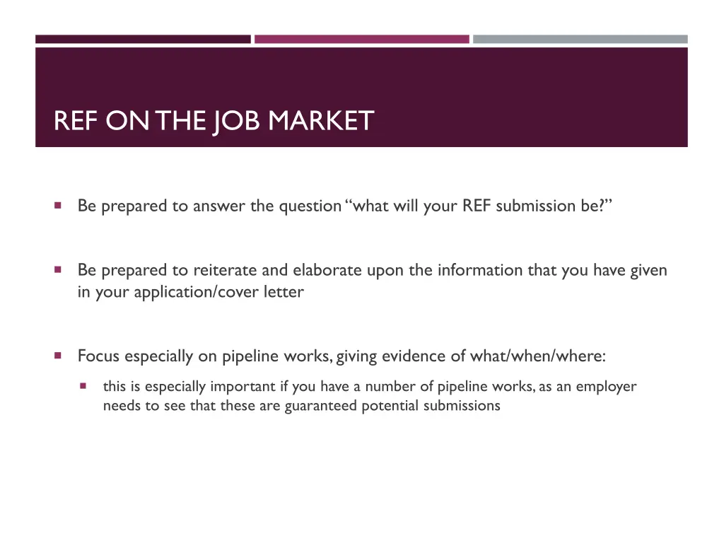 ref on the job market 1