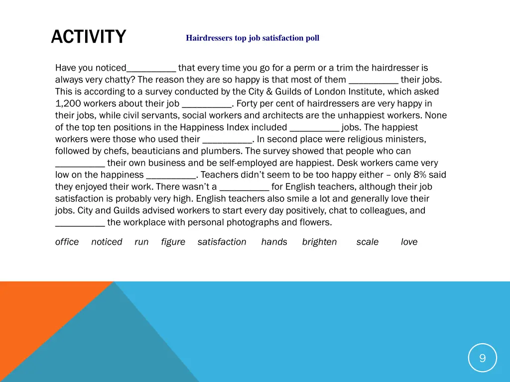 activity