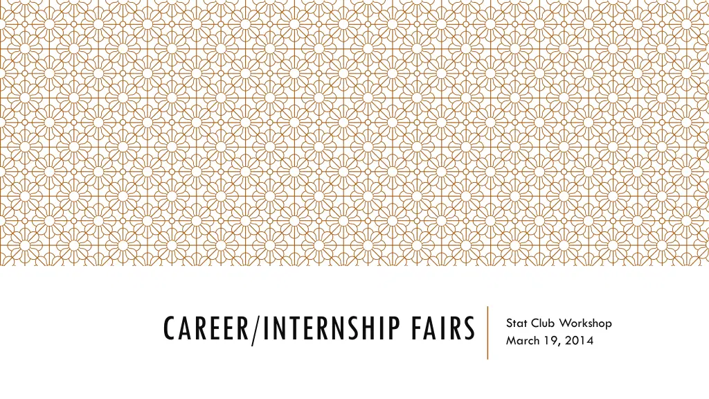 career internship fairs