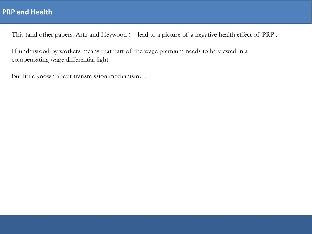 prp and health