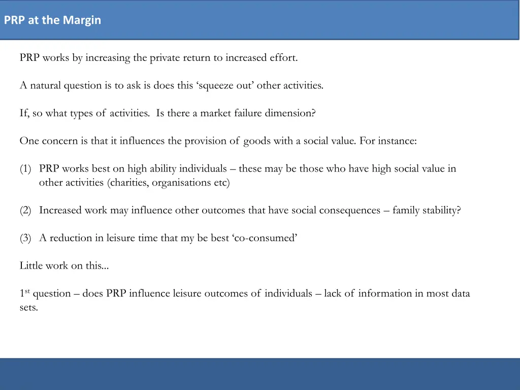 prp at the margin