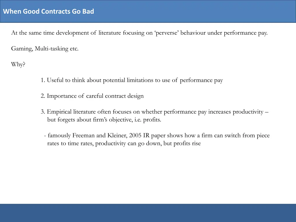when good contracts go bad