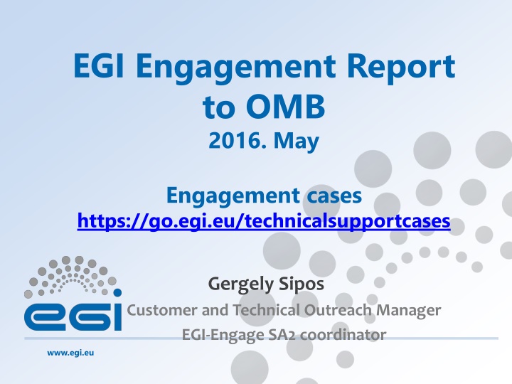 egi engagement report to omb 2016 may