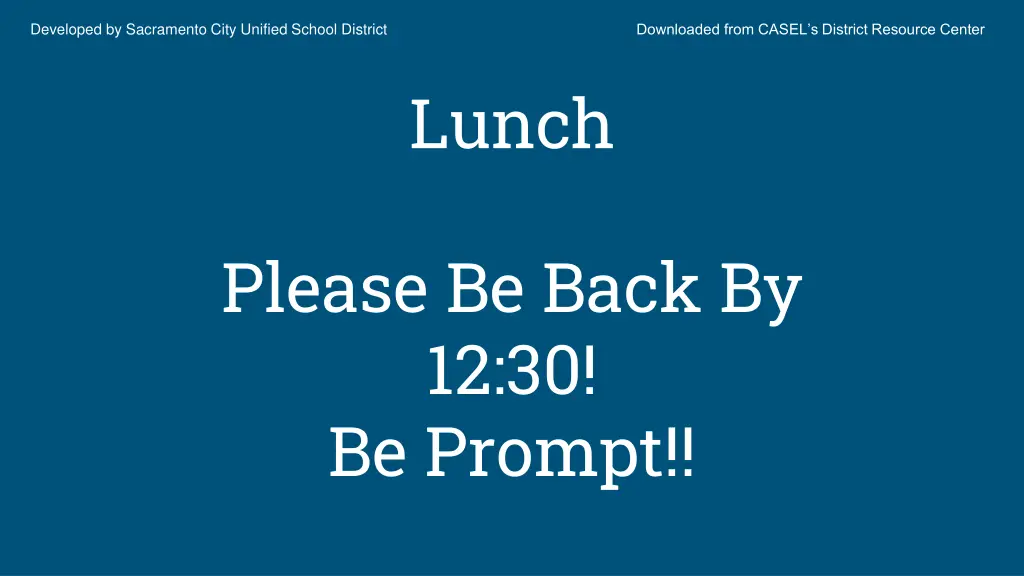 developed by sacramento city unified school 23
