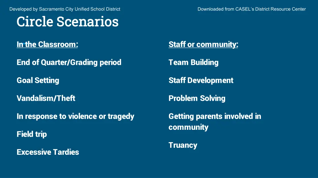 developed by sacramento city unified school 40