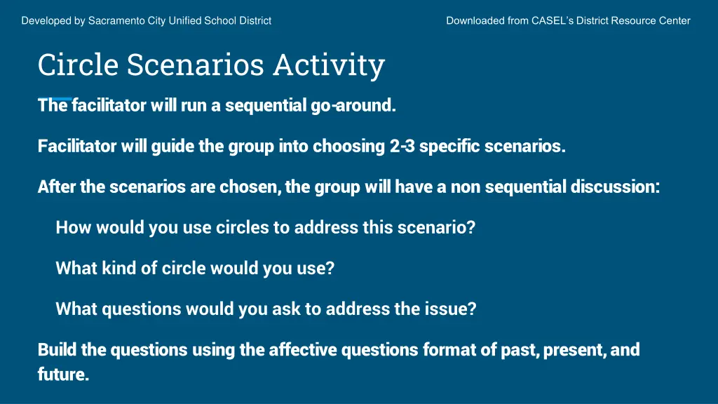 developed by sacramento city unified school 41