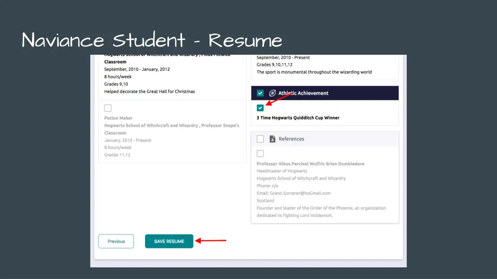 naviance student resume 7