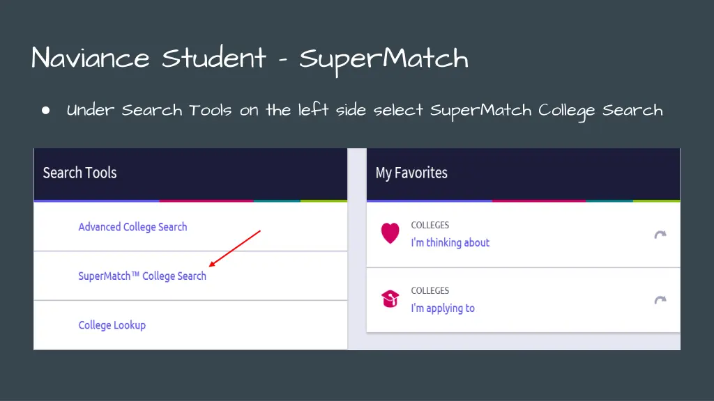 naviance student supermatch 1