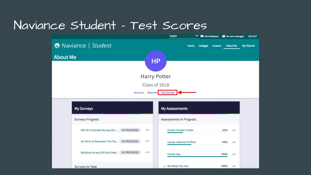 naviance student test scores 1
